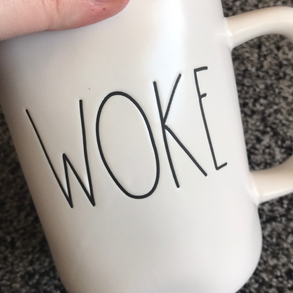 Rae Dunn WOKE Ceramic Coffee Mug - Picture 5 of 7